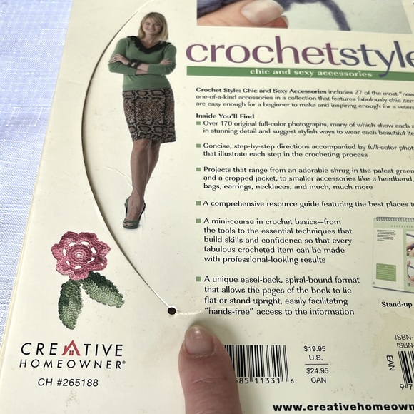 CROCHET STYLE BOOK BY CREATIVE HOMEOWNER - HOME ARTS - Picture 15 of 15